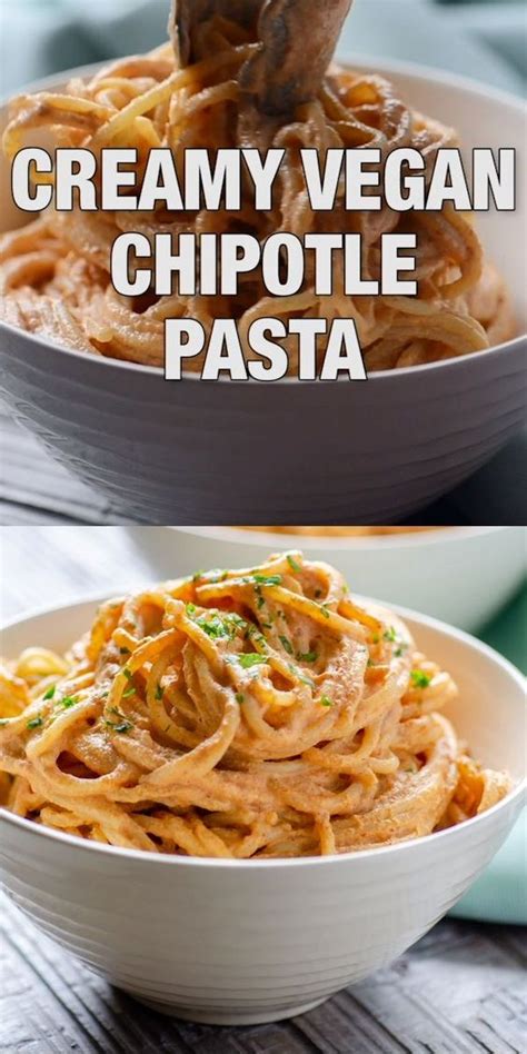As much as i'm a fan of hot pasta dishes like cashew mac and cheese or philly cheesesteak pasta, cold pasta is all the rage, especially during summer. Creamy Vegan Chipotle Pasta - Authentic Chinese Food Recipes