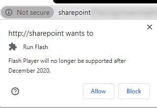Here's what you can expect in the meantime for each microsoft browser: Flash player will no longer be supported after Dec 20 — DataTables forums