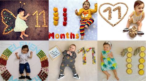 11 Month Theme Baby Photoshoot Ideas At Homesimple And Easy Baby
