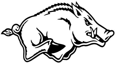 Arkansas Razorbacks Coloring Pages Printable Coloring Pages