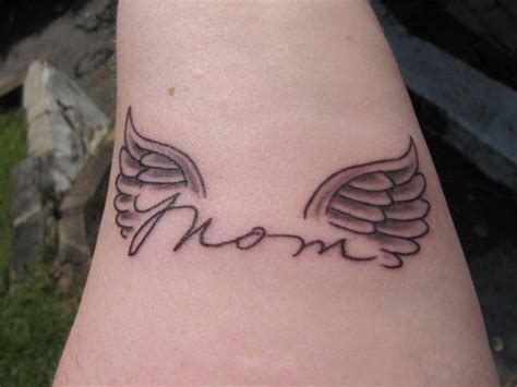 Angel Wings Rip Mom Tattoos For Guys Scribb Love Tattoo Design