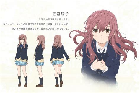 A Silent Voice Character Model Bentobyte 1 Anime Character Modeling