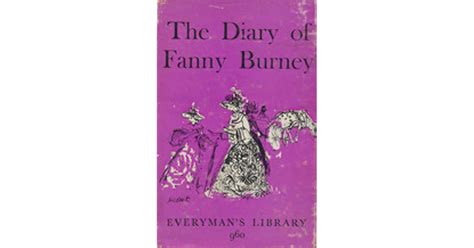 Diary Of Fanny Burney By Frances Burney