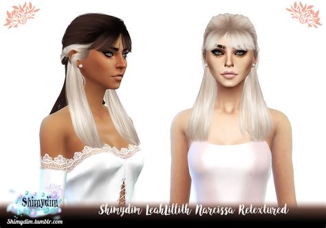 Don't forget to follow me. Shimydim: LeahLillith`s Narcissa Hair Retextured ~ Sims 4 ...