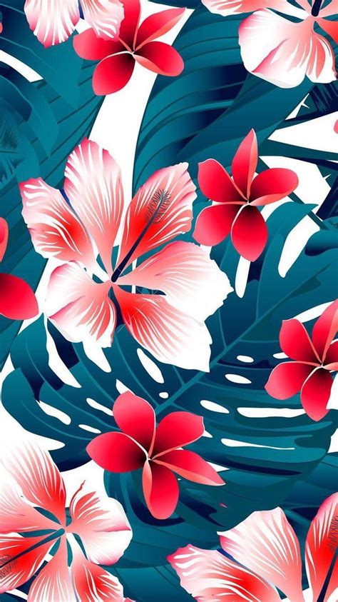 Unduh 32 Tropical Flowers Wallpaper Iphone Gambar Terbaik Postsid