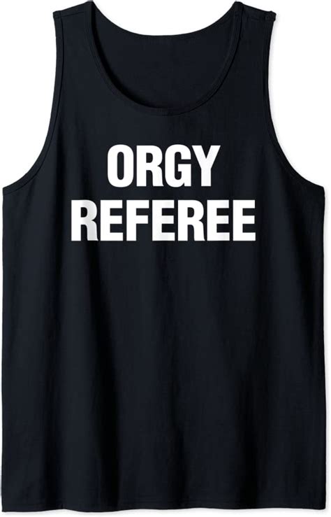 Orgy Referee Shirt Adult Humor Swinger Group Sex Freak T