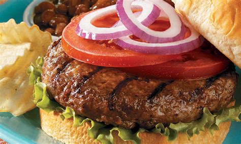 It's an easy, high protein dinner. Backyard Burger Recipe - Owens Sausage