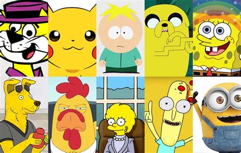 Have You Ever Noticed How Most Popular Cartoon Characters Are Yellow