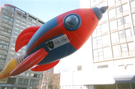 Includes light bulbs for a glowing nighttime display. Rocket Ship Parade Balloon, 42' - Fabulous Inflatables ...
