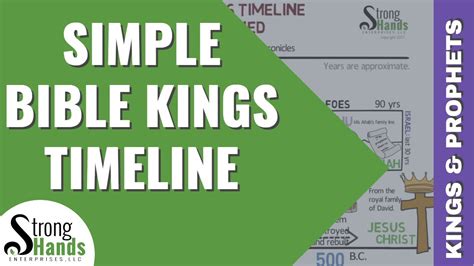 Simple Bible Kings Timeline Youtube