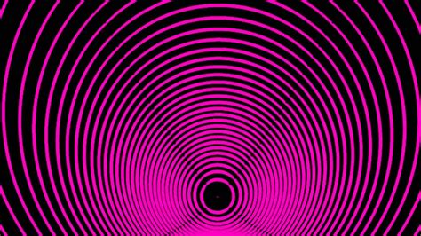 Hypnotic Tunnel Animation Free Footage Hd Pink Lines Black Background