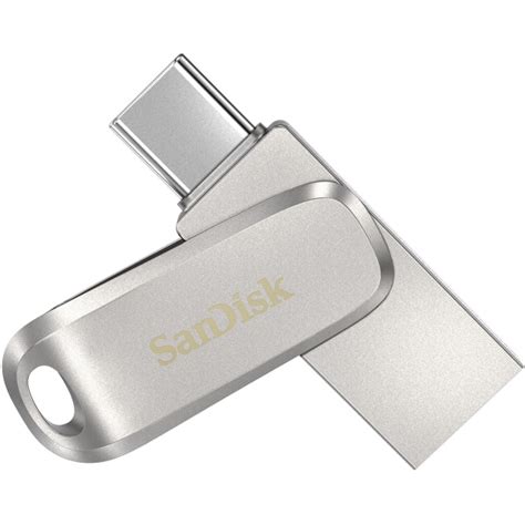 Transfer speeds up to 150mb/s(sandisk laboratory maximum peak)*, write speeds lower dimensions: USB OTG Type-C 256GB SanDisk Ultra Dual Drive Luxe (SDDDC4 ...