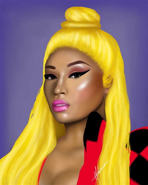Nicki Minaj Digital Art By Ufuk Uzun Fine Art America