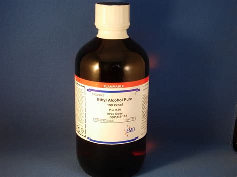 Ethyl Alcohol 190 Proof95 Acs Spectrophotometric Grade 1 Lit