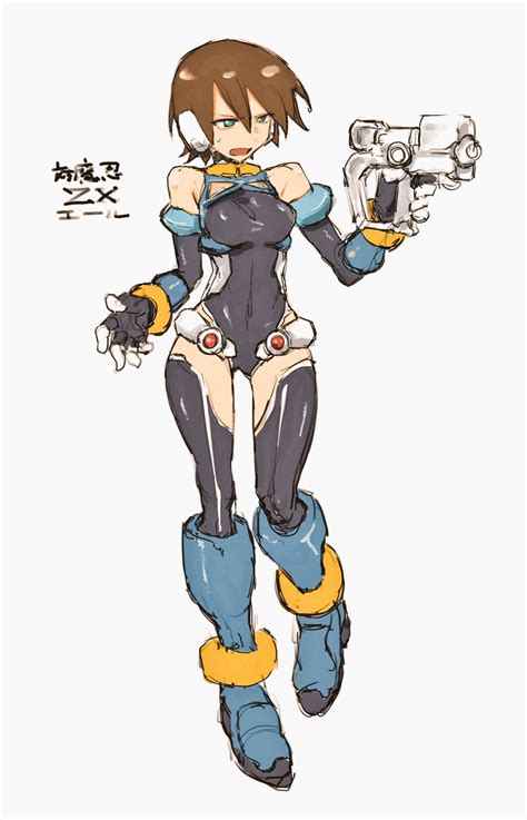 Kotoyama Aile Mega Man Zx Mega Man Series Mega Man Zx Highres 1girl Anklet Bodysuit