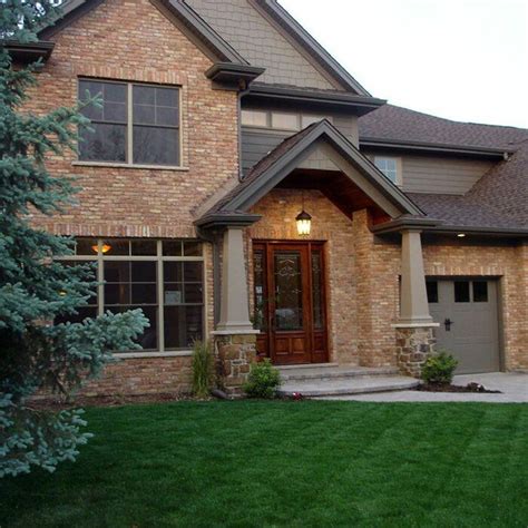 45 Stylish Exterior Paint Colors Brown Brick Ideas To Try Today Brick