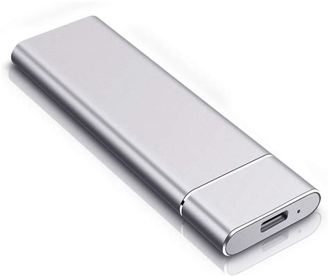 2tb Silver External Hard Drive 2tb Laptop Chromebook Ultra Slim