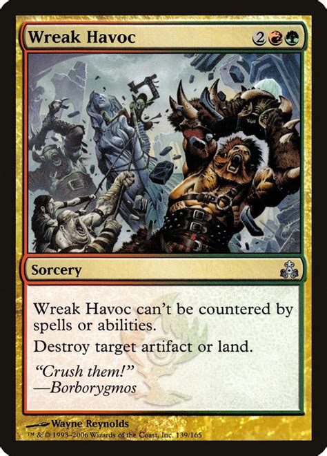 Wreak Havoc Guildpact Magic The Gathering