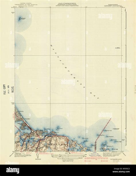 Massachusetts Usgs Historical Topo Map Ma Nantasket 351941 1941 31680