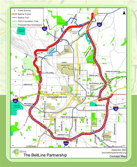 The Atlanta Beltline A 22 Mile Loop Of Transit Trails And Green
