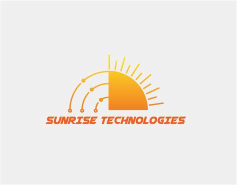 Concept Sunrise Technologies Logo Design Unused On Behance
