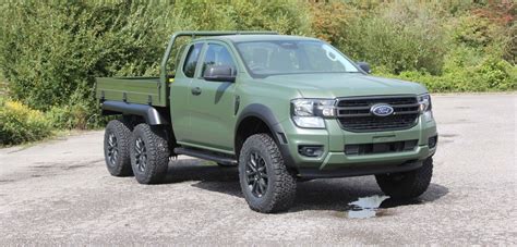 Ricardo Boosts Ford Ranger Capability With Six Wheels And Hybrid