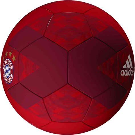 Adidas Bayern Munich Soccer Ball Fcb True Red And White Soccer Master