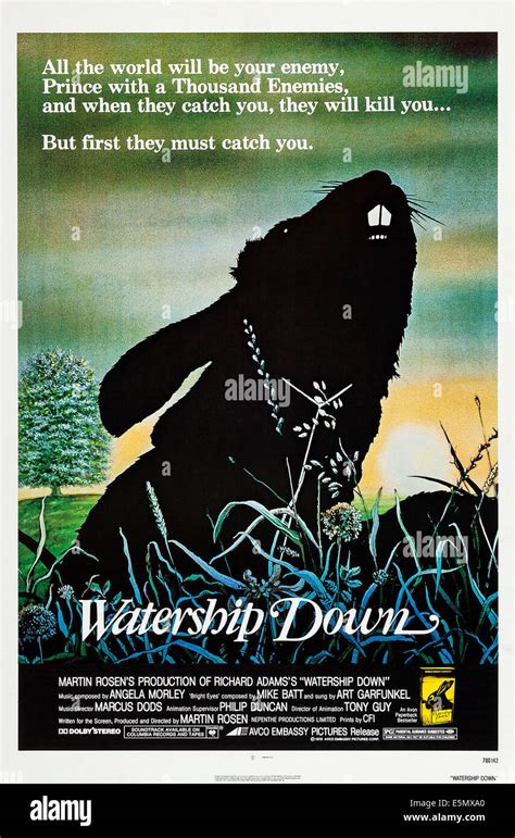 Watership Down Us Poster Art 1978 © Avco Embassycourtesy Everett