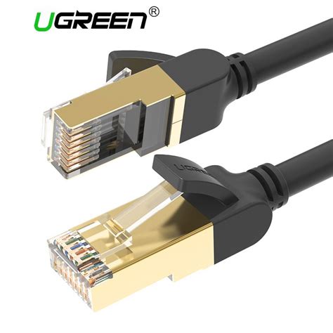 My internet subscription is fiber optic 100mbps. Ugreen Cat7 Ethernet Cable High Speed Lan Cable Cat 7 RJ45 ...