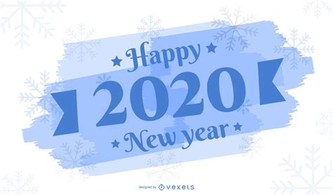 2020 New Year Greeting Vector Download