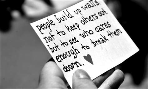 Break Down The Walls Love Quotes Dump A Day