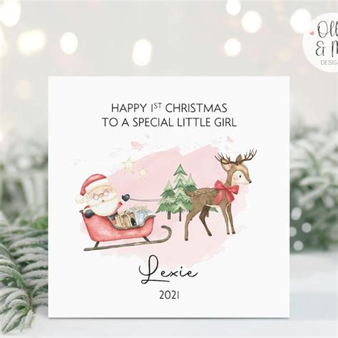 First Christmas Card Etsy Uk