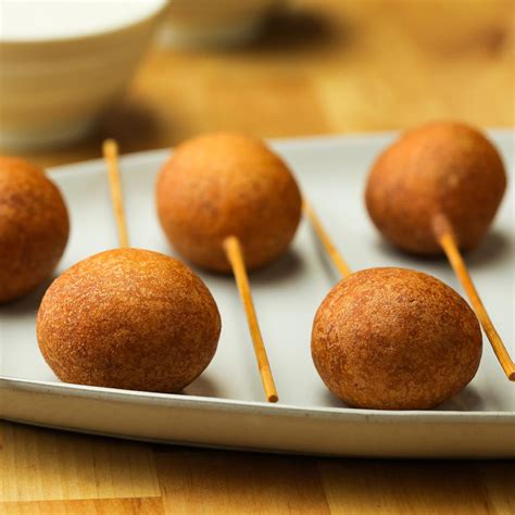 Mini Corn Dogs Recipe By Tasty