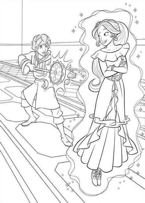 Elena's adventures will lead her to understand that her new role requires thoughtfulness, resilience and compassion, the traits of all truly great leaders. Kids-n-fun.com | 44 coloring pages of Elena of Avalor