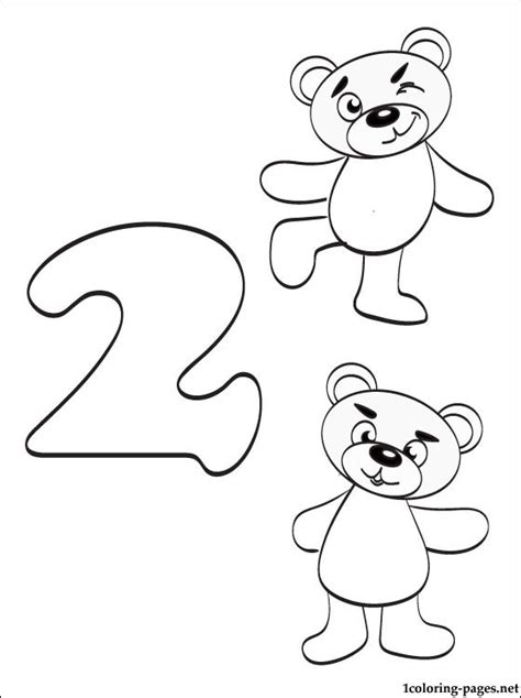 number   coloring page coloring pages