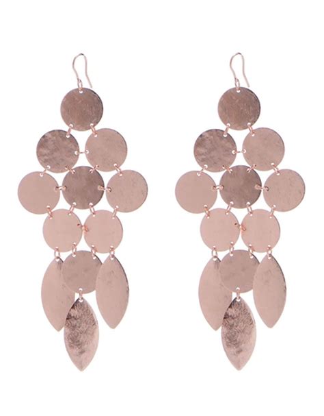 The Best Selling Swank Chandelier Earring In Rose Gold Gold And Silver
