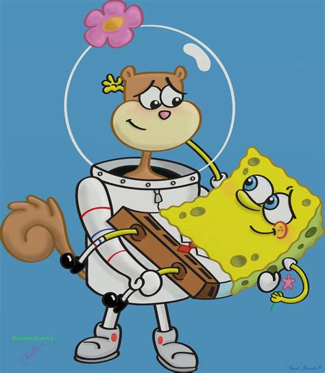 Spongebob And Sandy By Frankyounghacker D348ry0 Spandy Photo