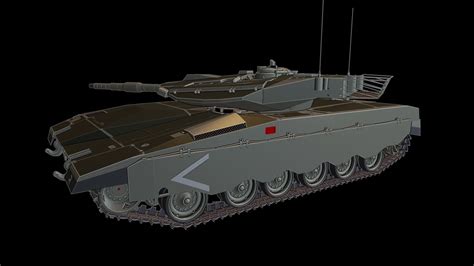 Merkava 1 Tanks 3d Model 3d Printable Obj Fbx Stl Blend