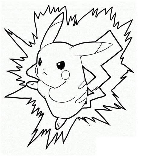 Pikachu Tegninger Til Farvel Gning Farvelegning