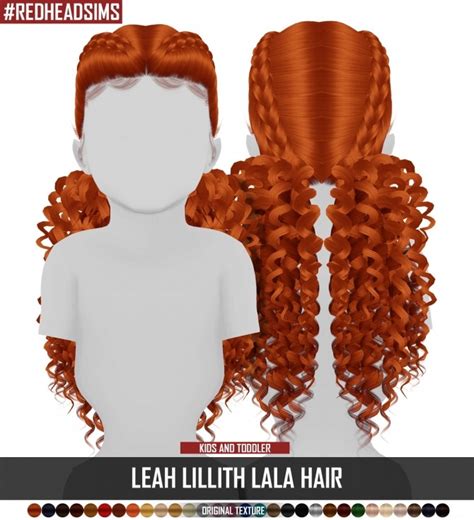 Simpliciaty Lumie Hair Kids And Toddler Version At Redheadsims Sims 4