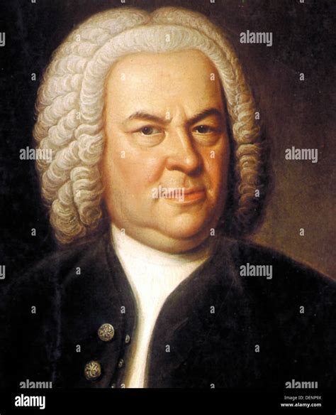 Johann Sebastian Bach German Composer Stock Photo Alamy