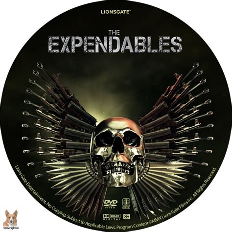 The Expendables Dvd Labels 2010 R1 Custom