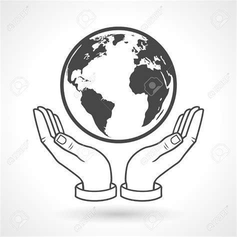 World In Hands Drawing At Getdrawings Free Download