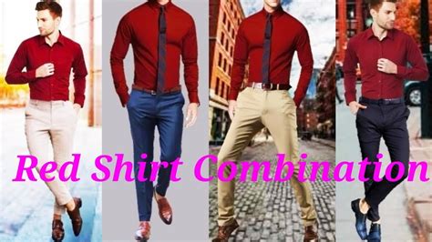 Red Shirt With Matching Pants Redshirt Best Colour Combination For