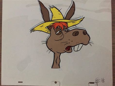 Hee Haw Original Production Cel Wmatching Pencil Drawing Wcoa
