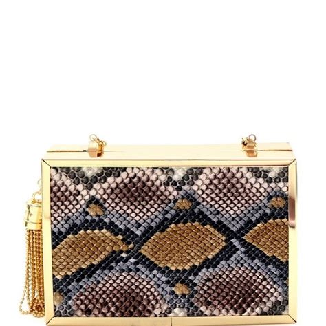Snake Print Evening Clutch Mh Ppc6747 Fashion Handbags Mezon Handbags