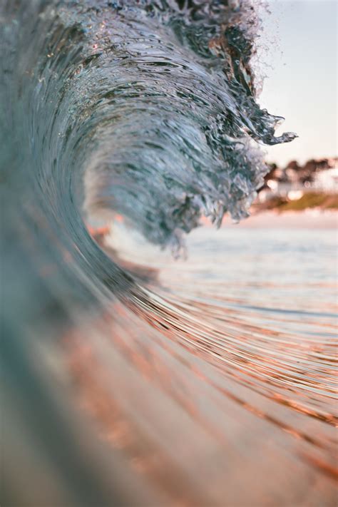 Aesthetic Ocean Wave Papel tapiz de océano Mural de playa