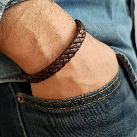 2018 Men Luxury New Simple Wrap Leather Bracelet Men Vintage Wristband