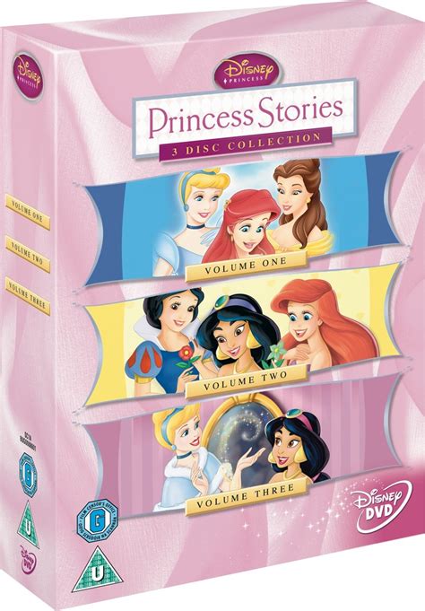Disney Princess Stories Volumes 1 3 Dvd Box Set Free Shipping Over