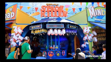 Hd Tour Of Super Silly Fun Land Carnival Games Despicable Me Land